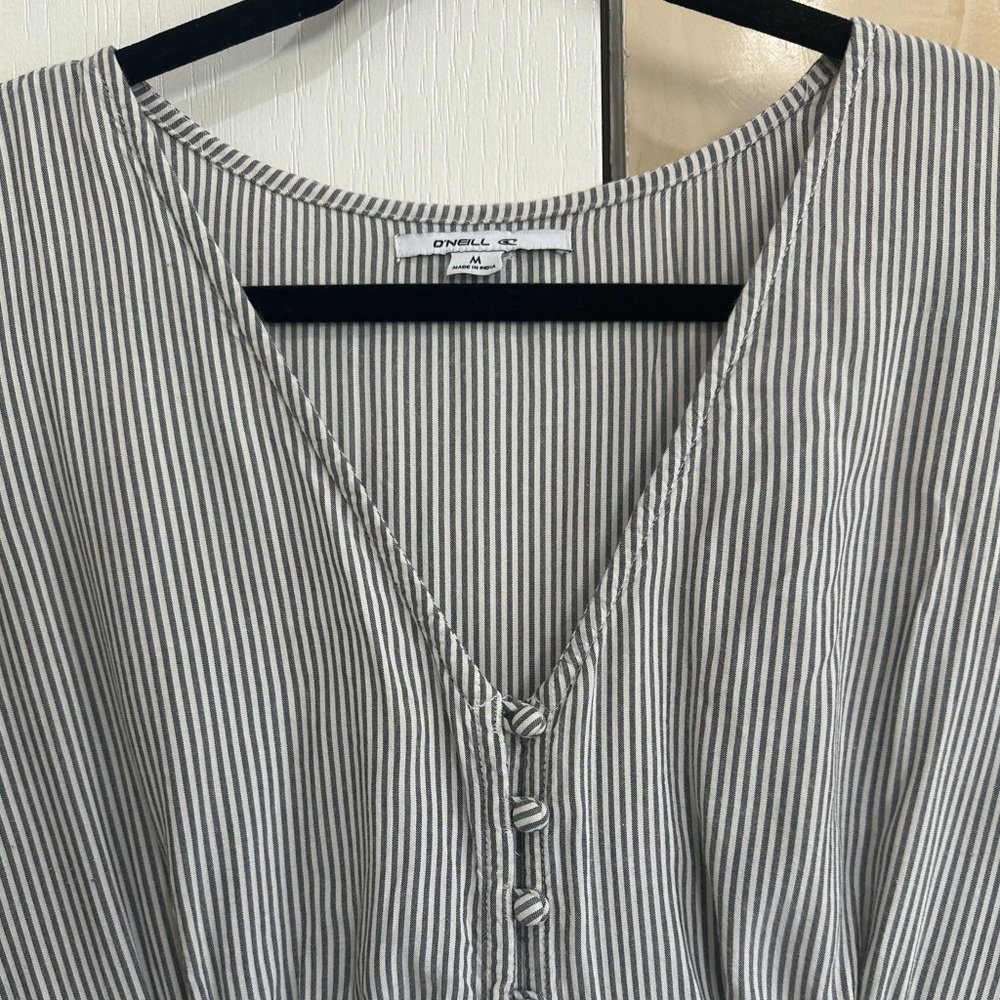 O’Neill Striped Wide Leg Jumpsuit - Picture 3 of 6